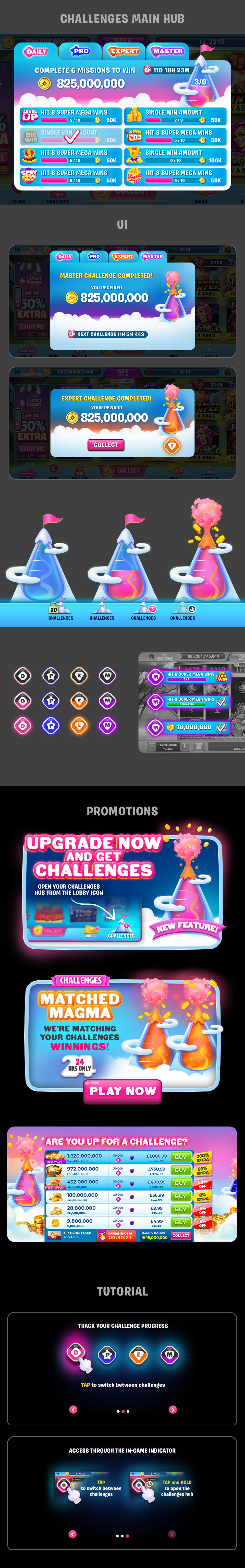 UI לאתגרים של JackpotJoy Slots, תמונה 1