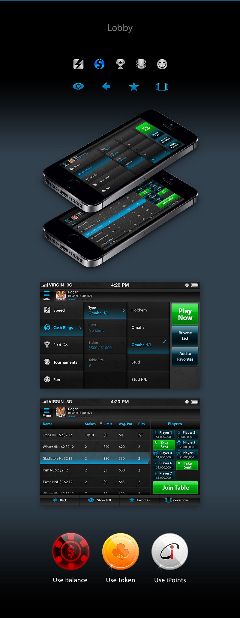 פוקר למובייל של Playtech, תמונה 3