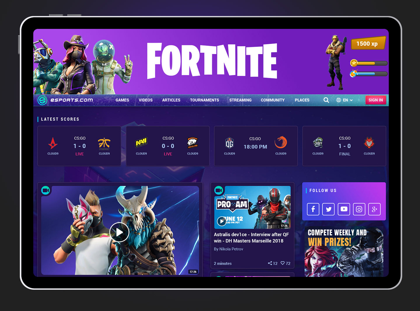 ESPORTS.COM, תמונה 3