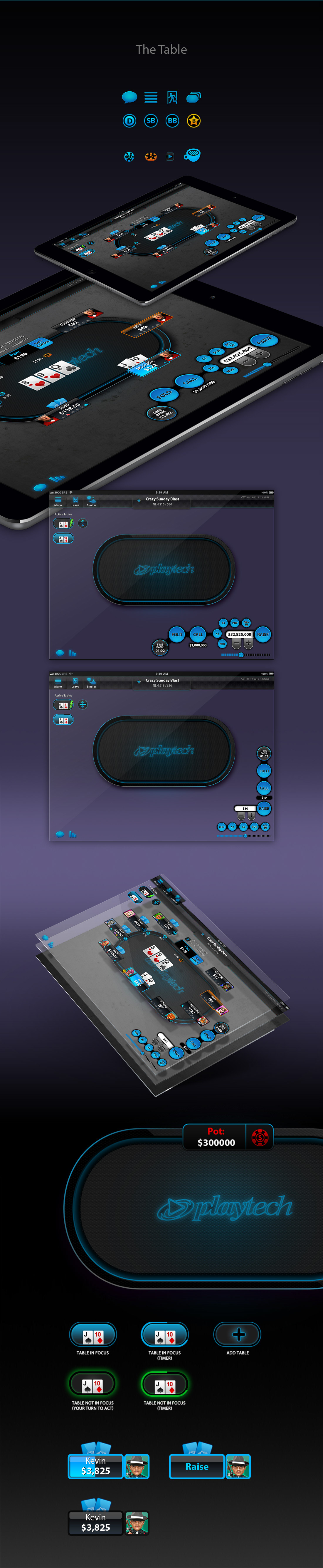 פוקר לטאבלט של Playtech, תמונה 1