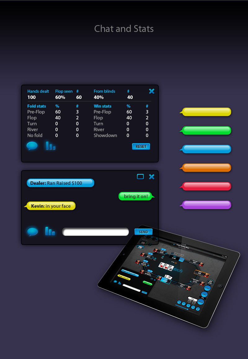 פוקר לטאבלט של Playtech, תמונה 6